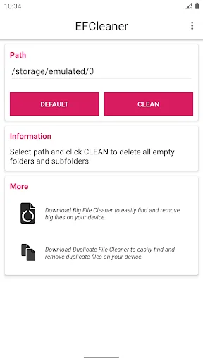 Empty Folder Cleaner