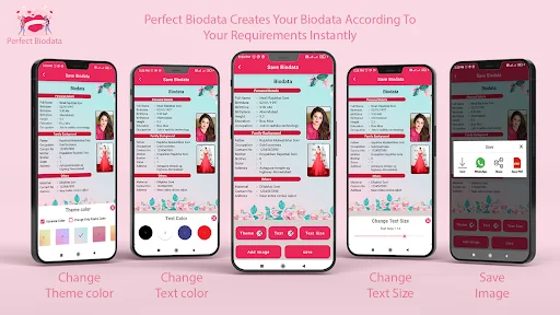 Perfect Marriage Biodata Maker screenshot 1