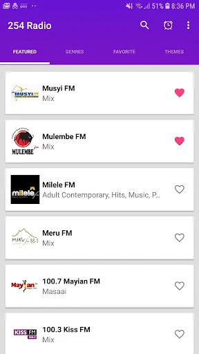 254 Radio - The only radio app screenshot 1