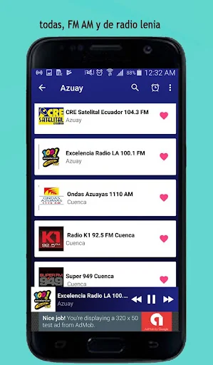 Radio Cuenca Ecuador screenshot 1