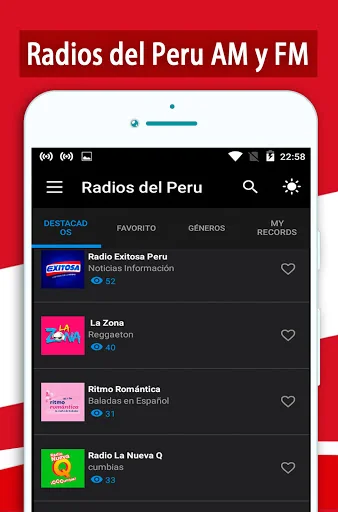 Radios del Peru - Perú AM FM screenshot 2