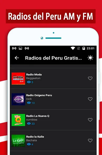 Radios del Peru - Perú AM FM screenshot 4