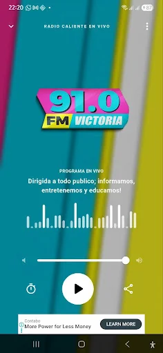 Radio Victoria 91.0 screenshot 1