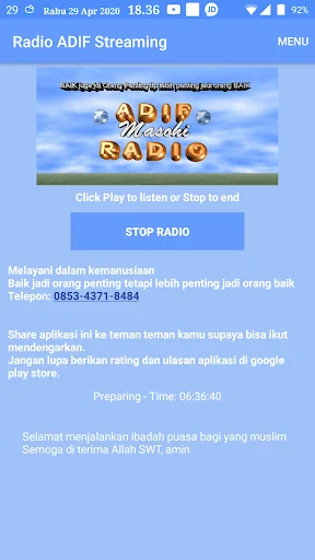 Radio ADIF Streaming