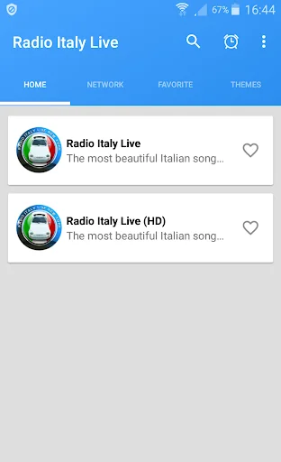 Radio Italy Live - Italian Mus screenshot 1