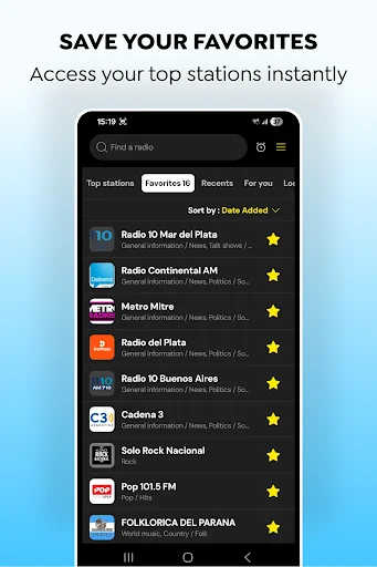 Argentina Radio - Live FM & AM screenshot 3