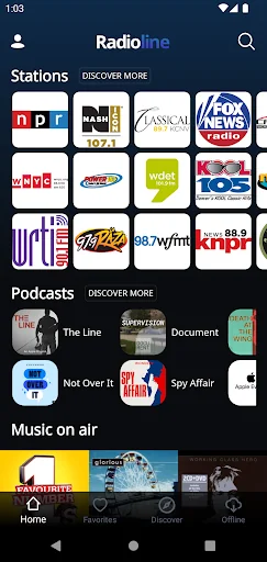 Radioline: Radio & Podcasts screenshot 1