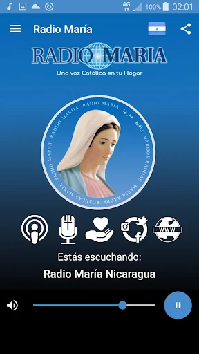 Radio Maria Nicaragua screenshot 2