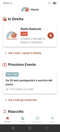 Radio Radicale screenshot 1