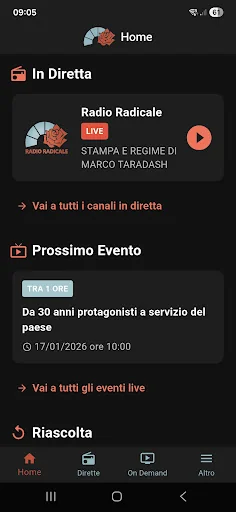 Radio Radicale screenshot 2