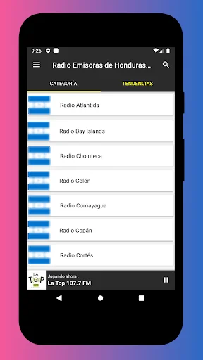 Radio Honduras FM AM - Online screenshot 1