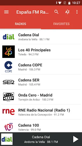 Radio FM Spain - Online Radio screenshot 1
