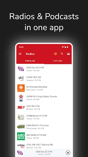 Radio FM Canada: Online Radio