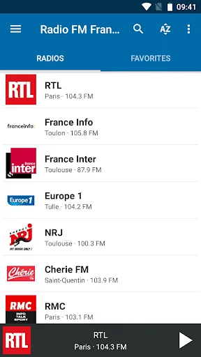 Radio FM France screenshot 1