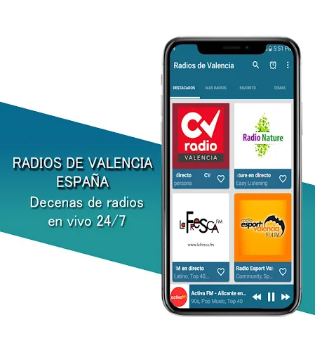 Radios de Valencia España