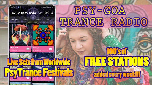 Psy Goa Trance Radio screenshot 1