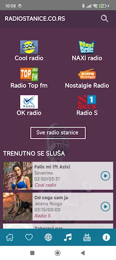 Radio Stanice Uživo