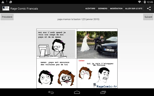 Rage Comic Francais Troll Face screenshot 3