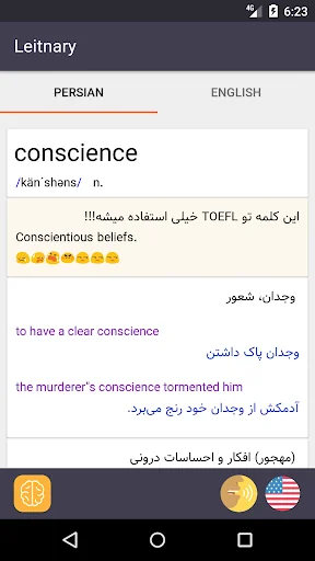 Persian Dictionary - Leitnary
