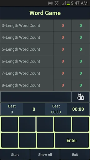 Word Making Game - Board Game