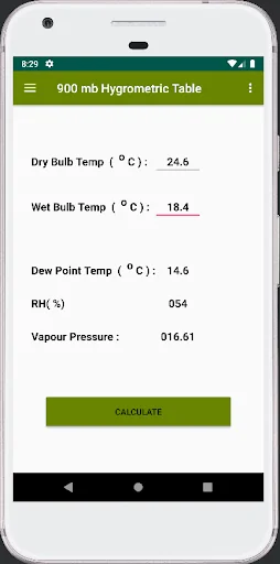 Dew Point Humidity Calculator screenshot 3