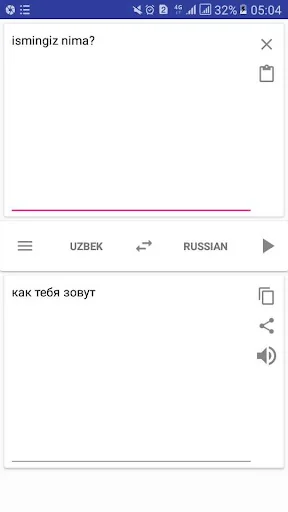 Russian Uzbek Translator