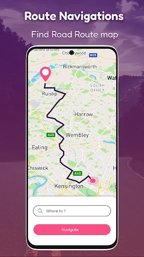 GPS Maps: Route Finder