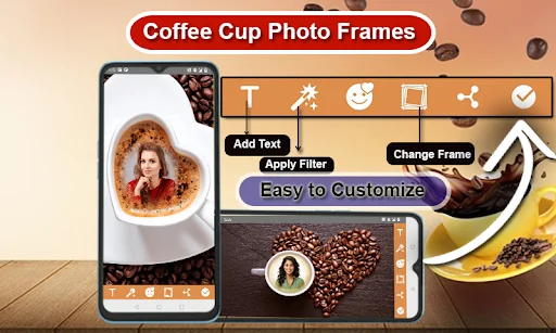 Coffee Cup Photo Frames screenshot 4