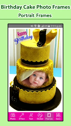 Happy Birthday Cake Frames screenshot 1