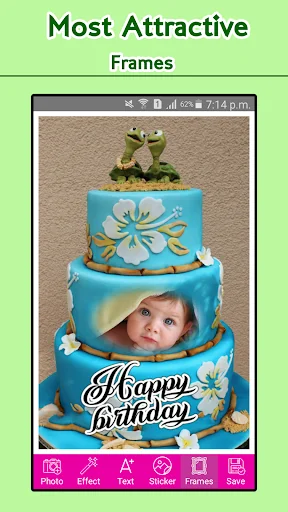 Happy Birthday Cake Frames screenshot 2