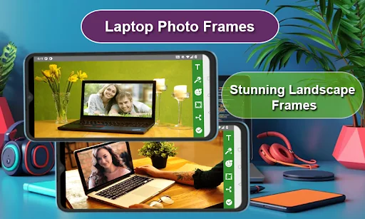 Laptop Photo Frame Editor screenshot 3