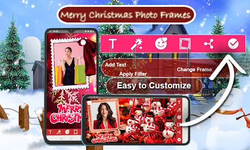 Merry Christmas Photo Frames screenshot 4