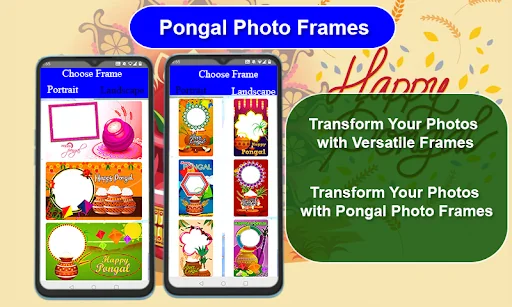 Pongal Photo Frames: Sankranti