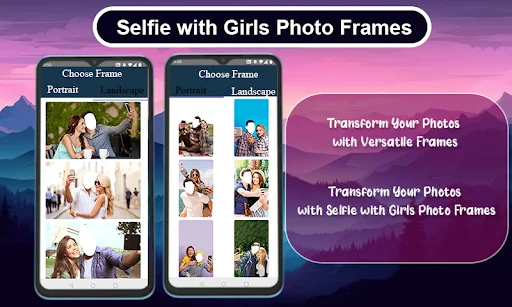 Girls Selfie Frame Editor