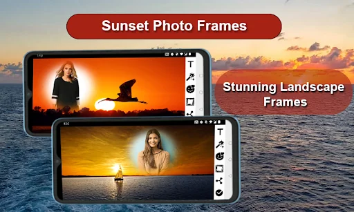 Sunset Photo Frames