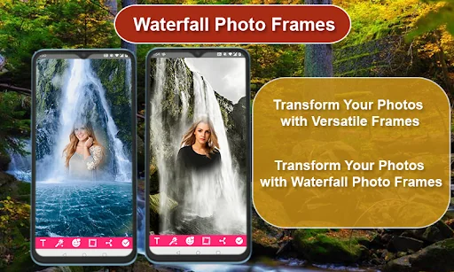 Waterfall Photo Frames
