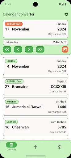 Calendar Converter