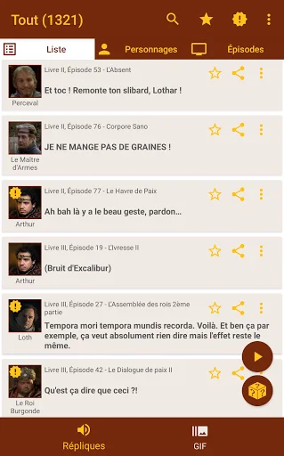 Kaamelott répliques & GIF
