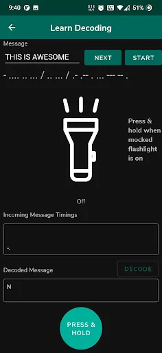 MorseLight - Learn Morse Code  screenshot 4