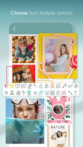 Photo frames to share cute app screenshot 4
