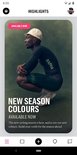 Rapha Cycling Club screenshot 1