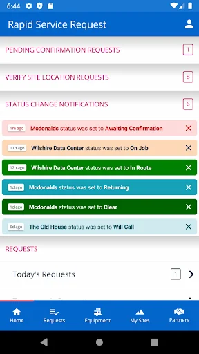 Rapid Service Request