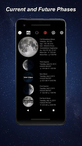 Lunar Phase - Moon Calendar screenshot 1
