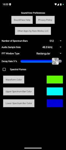 Sound View Spectrum Analyzer screenshot 4