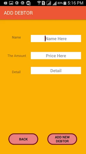 Debt Book screenshot 2