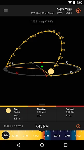 Sun Surveyor Lite screenshot 1