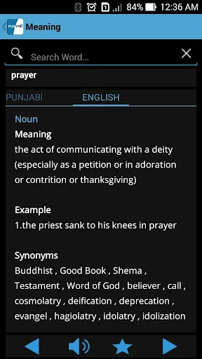 English to Punjabi Dictionary screenshot 4
