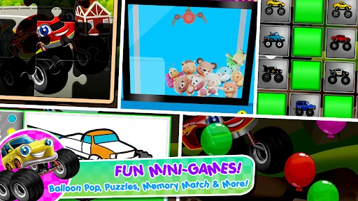 Monster Trucks Game for Kids 2 screenshot 3