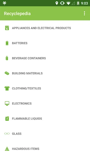 BC Recyclepedia screenshot 2