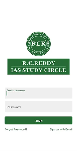 R.C.Reddy IAS Study Circle - I